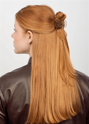 Rosie plain mini clip Brown Sui Ava 
